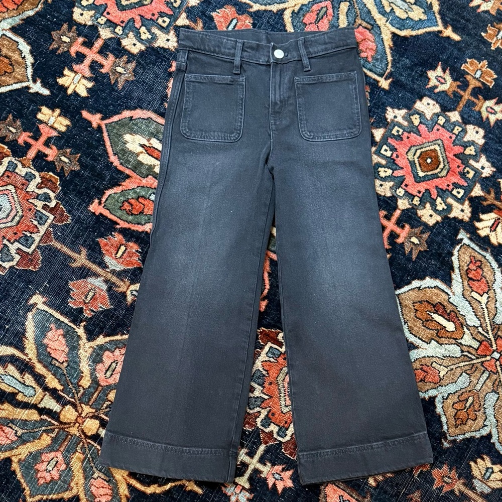J.Crew Girls Sailor stretch denim trouser in Everdeen wash LIKE NEW!